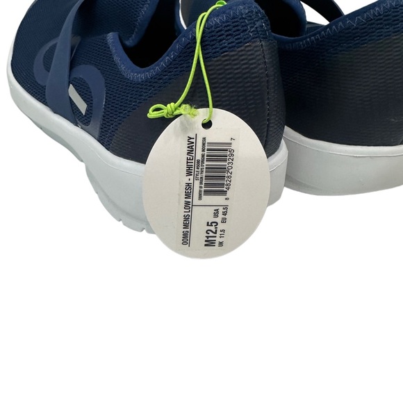 Oofos OOmg Low Mesh Recovery Slip On Shoes Sneakers Men’s 12.5 Blue NWOB - Picture 6 of 6